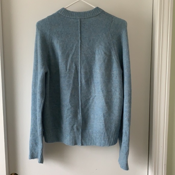 3.1 Phillip Lim Wool Blend Crewneck Pearl Cuffs Sweater S - Picture 7 of 8